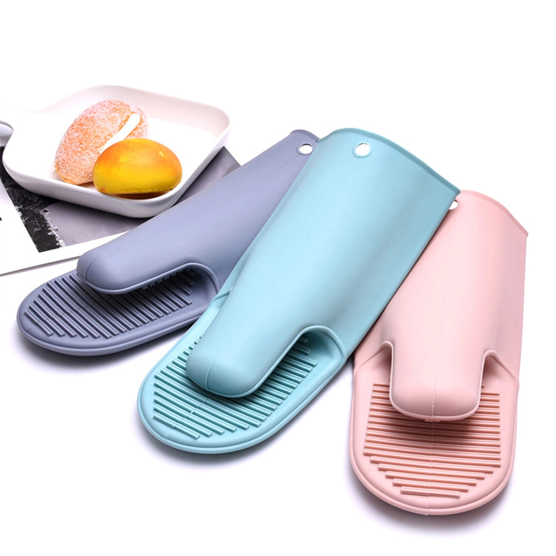 Silicone Heat-resistant Kitchen Gloves 3