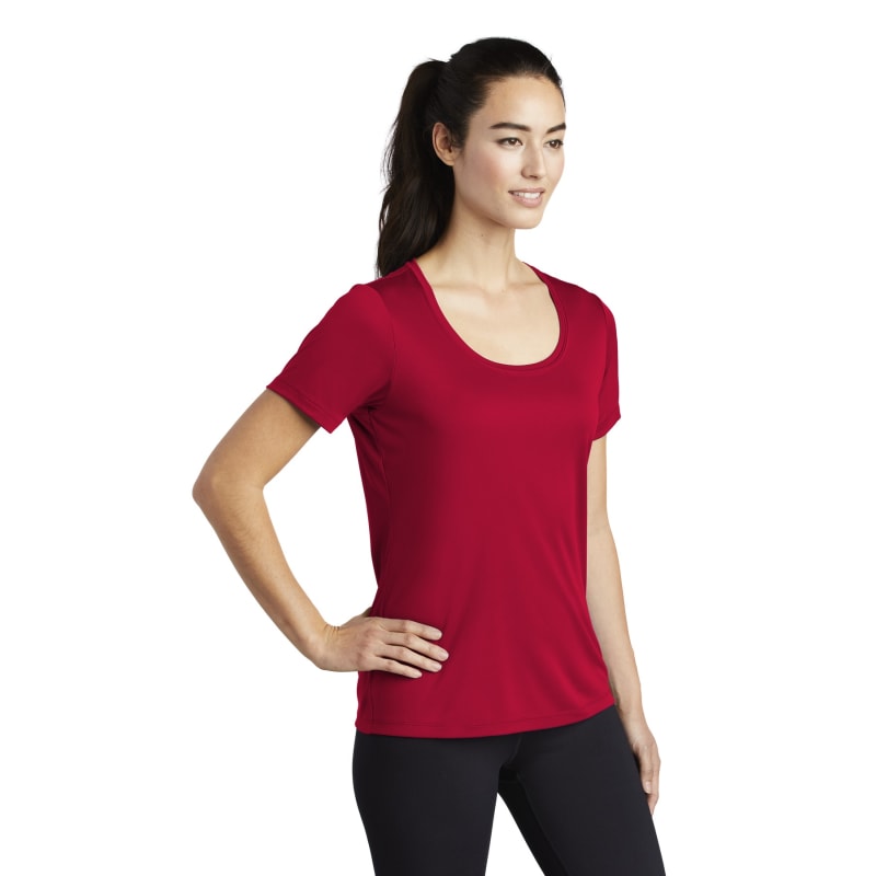 Sport-Tek Women's Posi-UV Pro Scoop Neck Tee. 38
