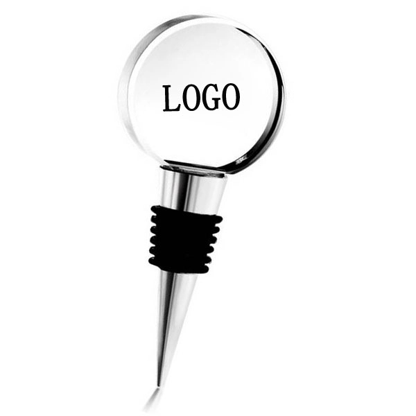 Round Crystal Wine Stoppers 5