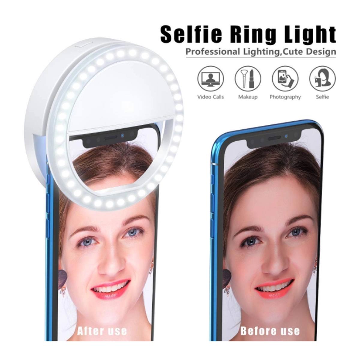 Portable Selfie Ring Fill Light For Phone 3