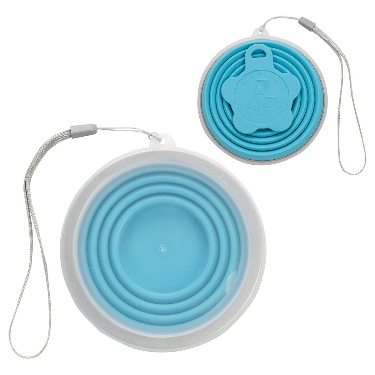 Groove 9 oz Collapsible Silicone Cup with Lid 18