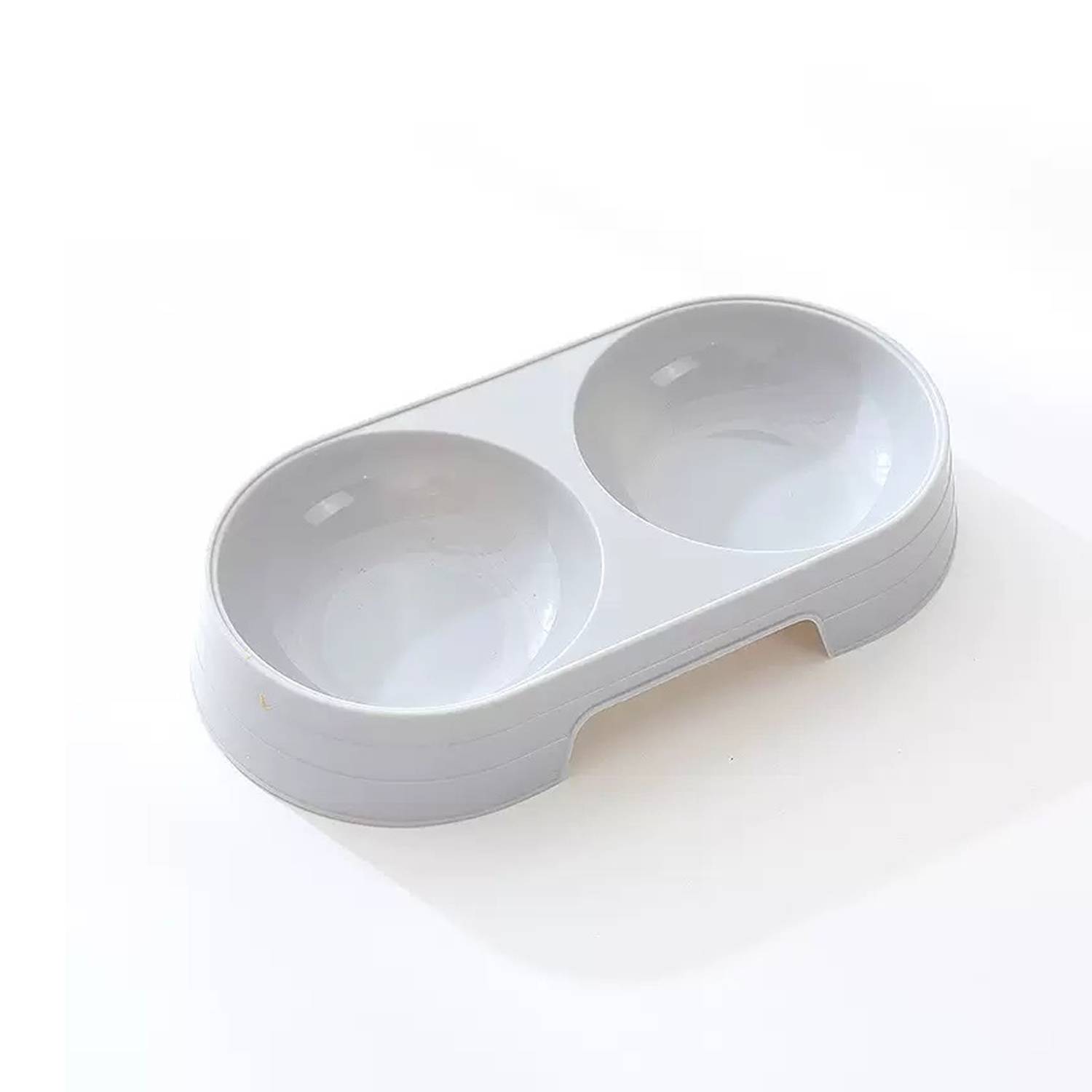 Plastic Pet Food Double Bowl 7