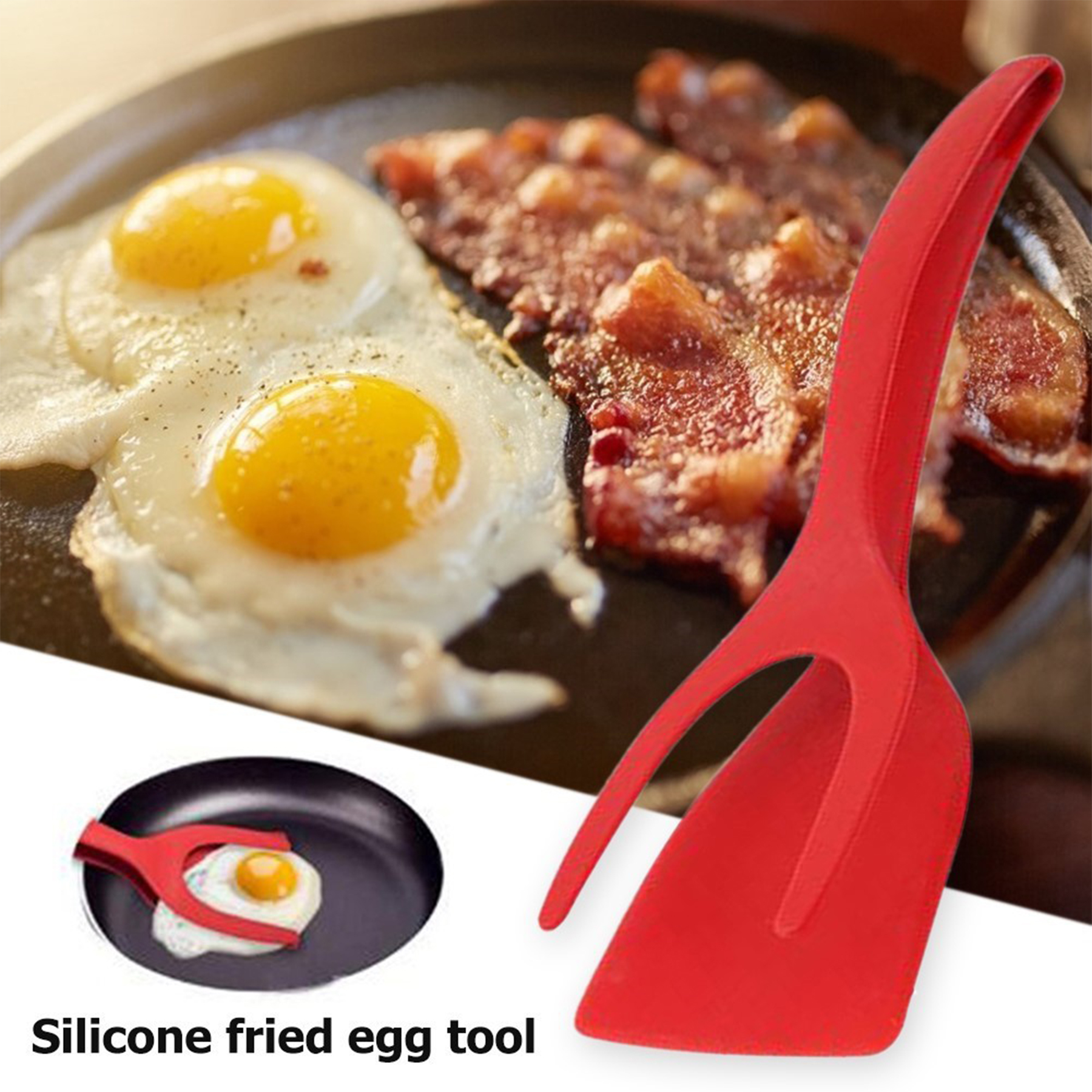 Silicone Fried Egg Steak Clip 5