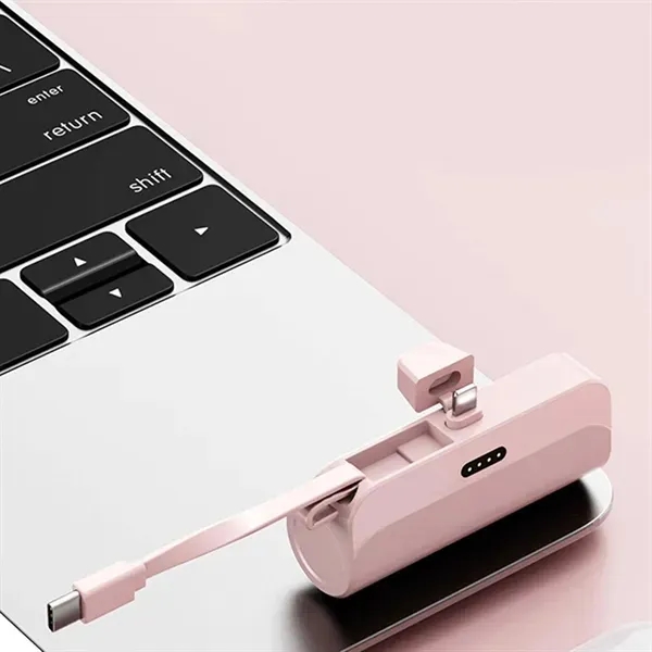 Double Charging 5000 mAh Pocket Power Bank 4