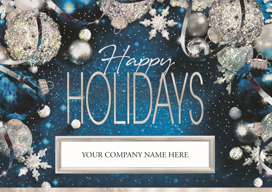 Lustrous Ornaments Holiday Cards 1