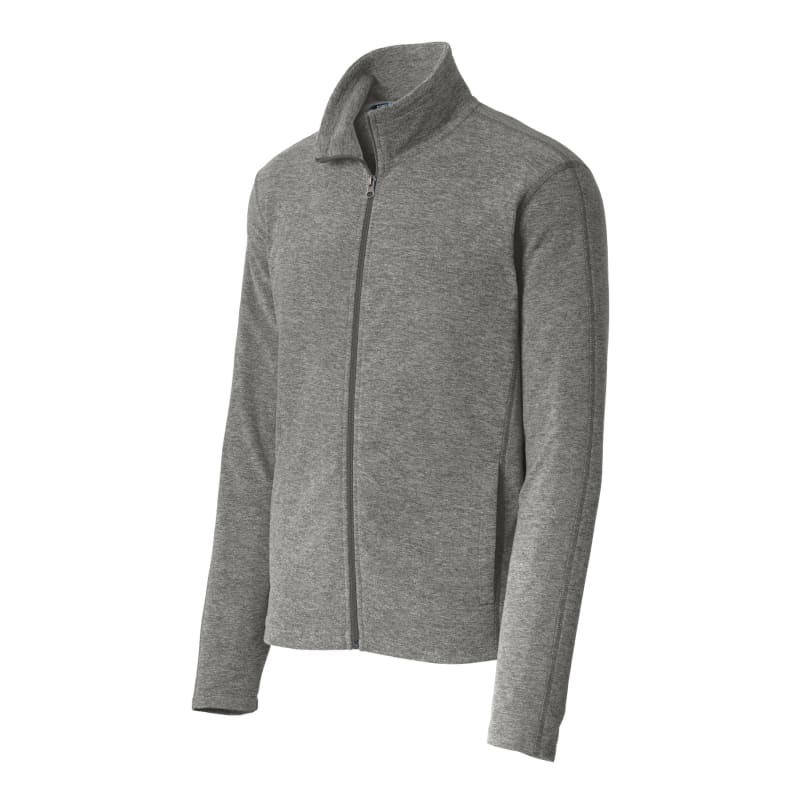 Port Authority Heather Microfleece Full-Zip Jacket. 5