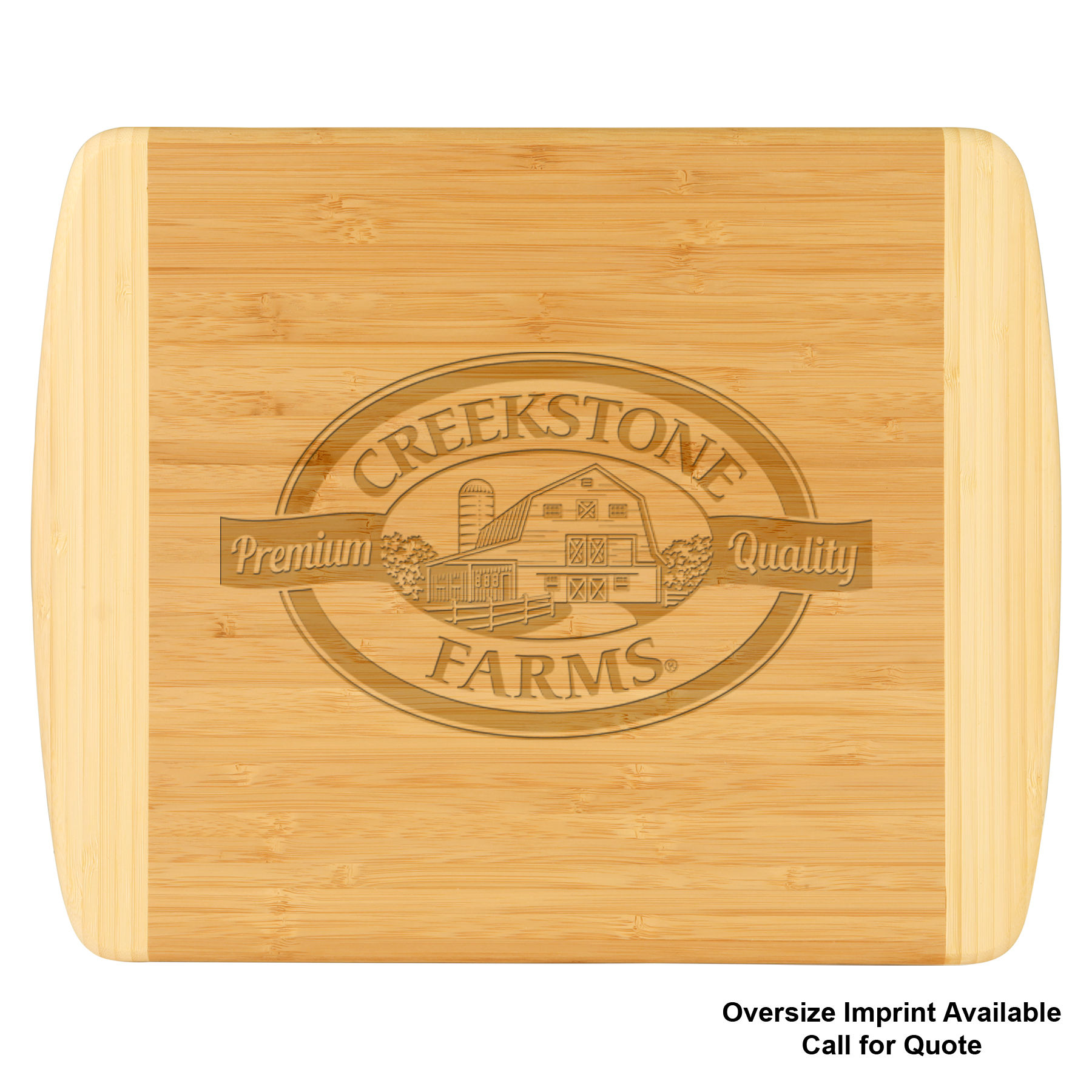 13" x 11" Bamboo 2-Tone Cutting Board 3