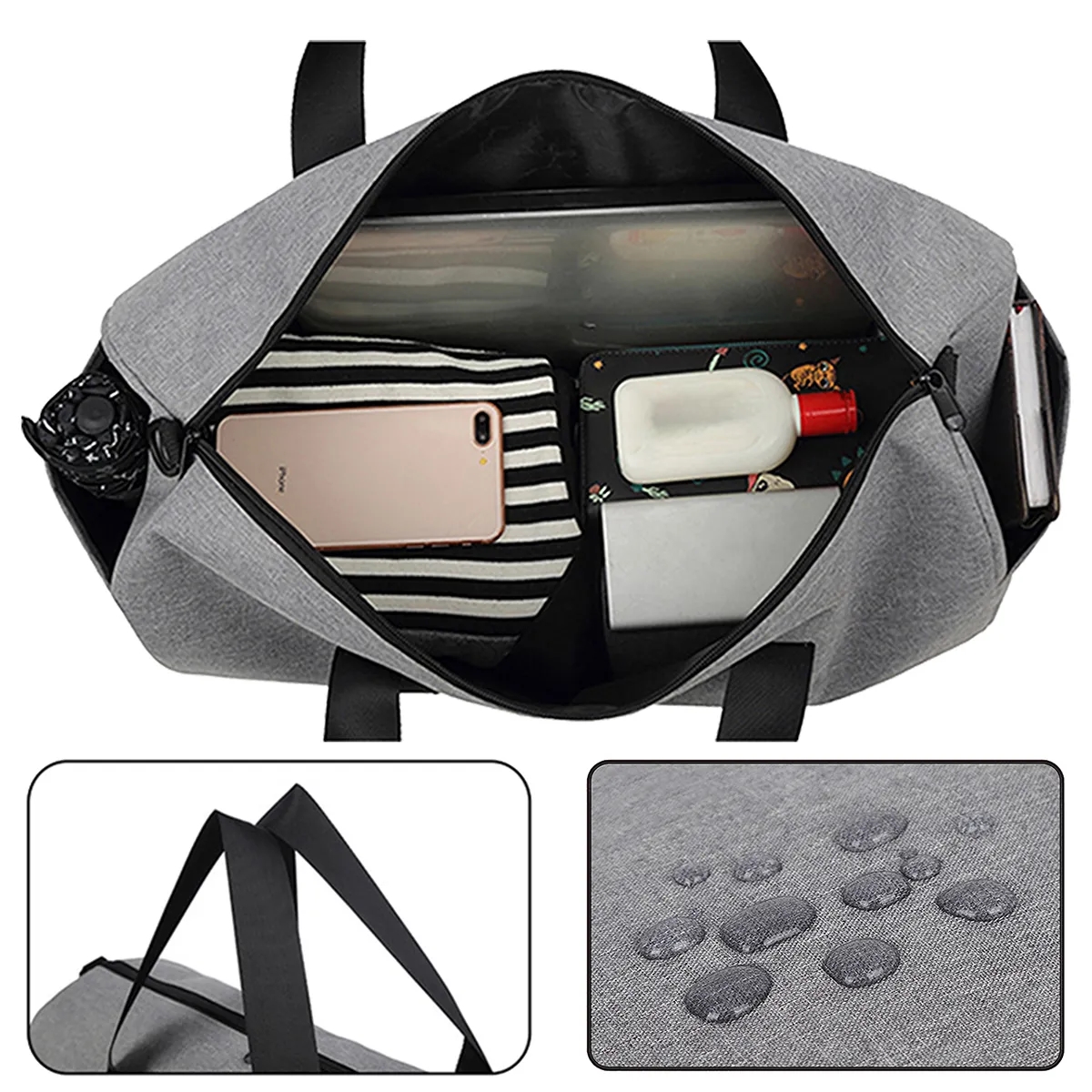 Large Duffle Travel Gym Luggage Weekender Overnight Bags 6