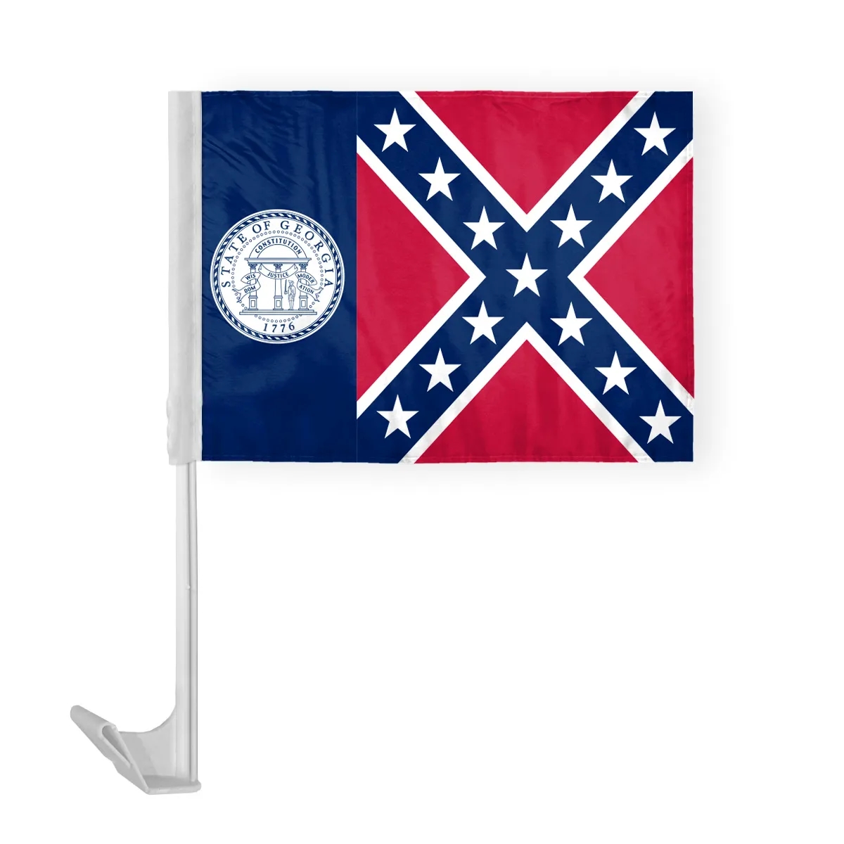 12"x16" & 10.5"x15" Georgia until 2001 Car Flags 1