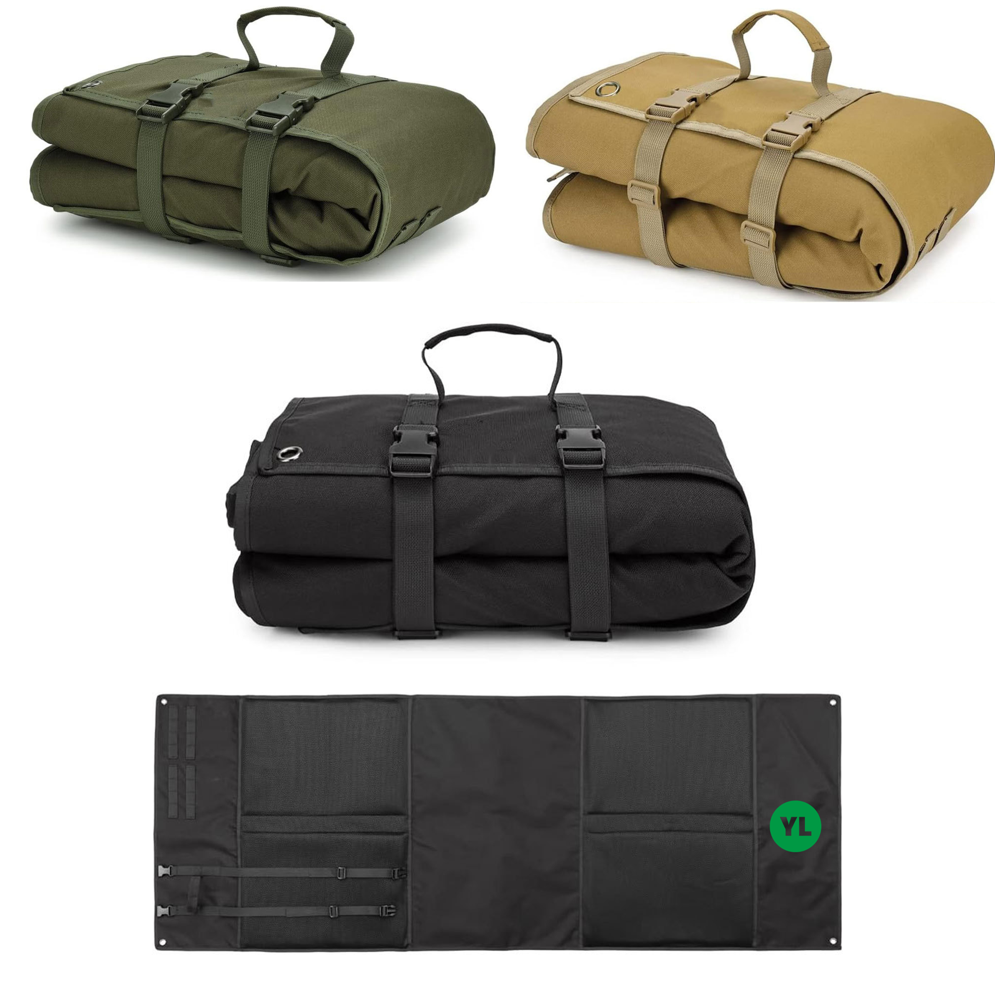 Outdoor Shooting Mat with Stakes - Foldable Design 1