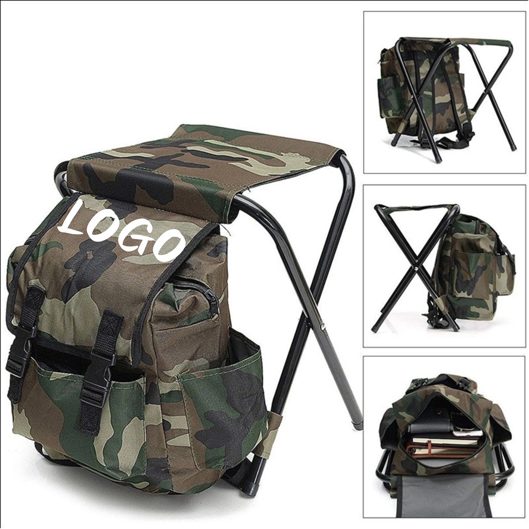 2 in 1 Backpack Foldable Fishing Chair 1