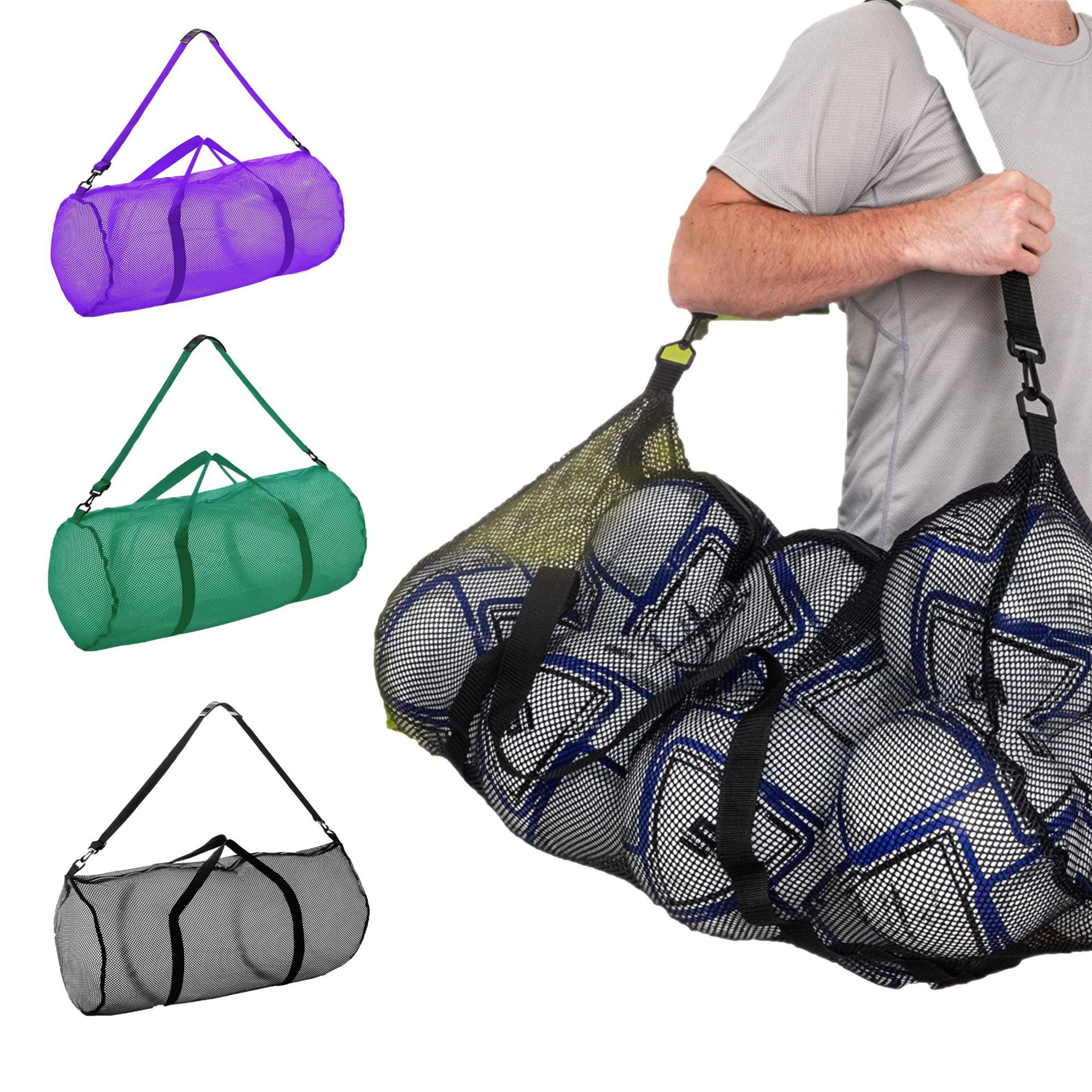 Large Capacity Sports Mesh Gym Bag 10
