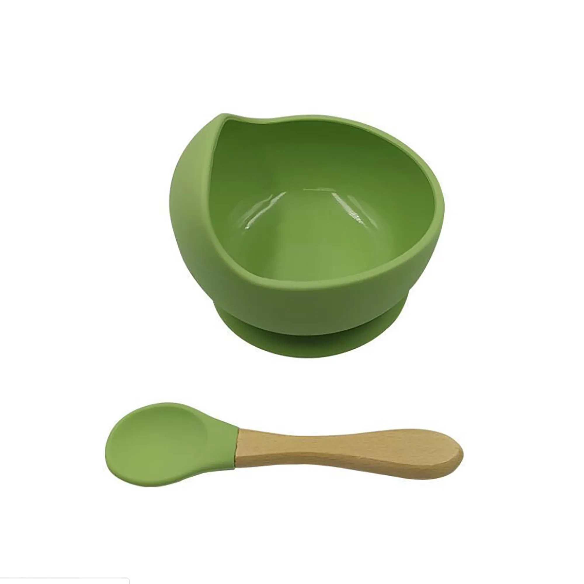 Baby Silicone Bowl And Spoon Set 5