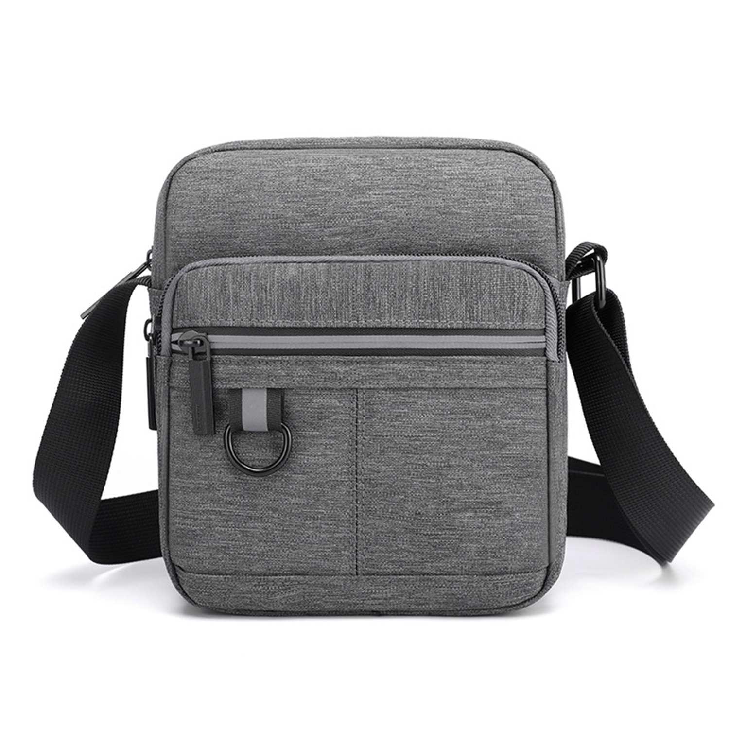 Mini Canvas Portable mobile phone coin Crossbody Bag for Men 5