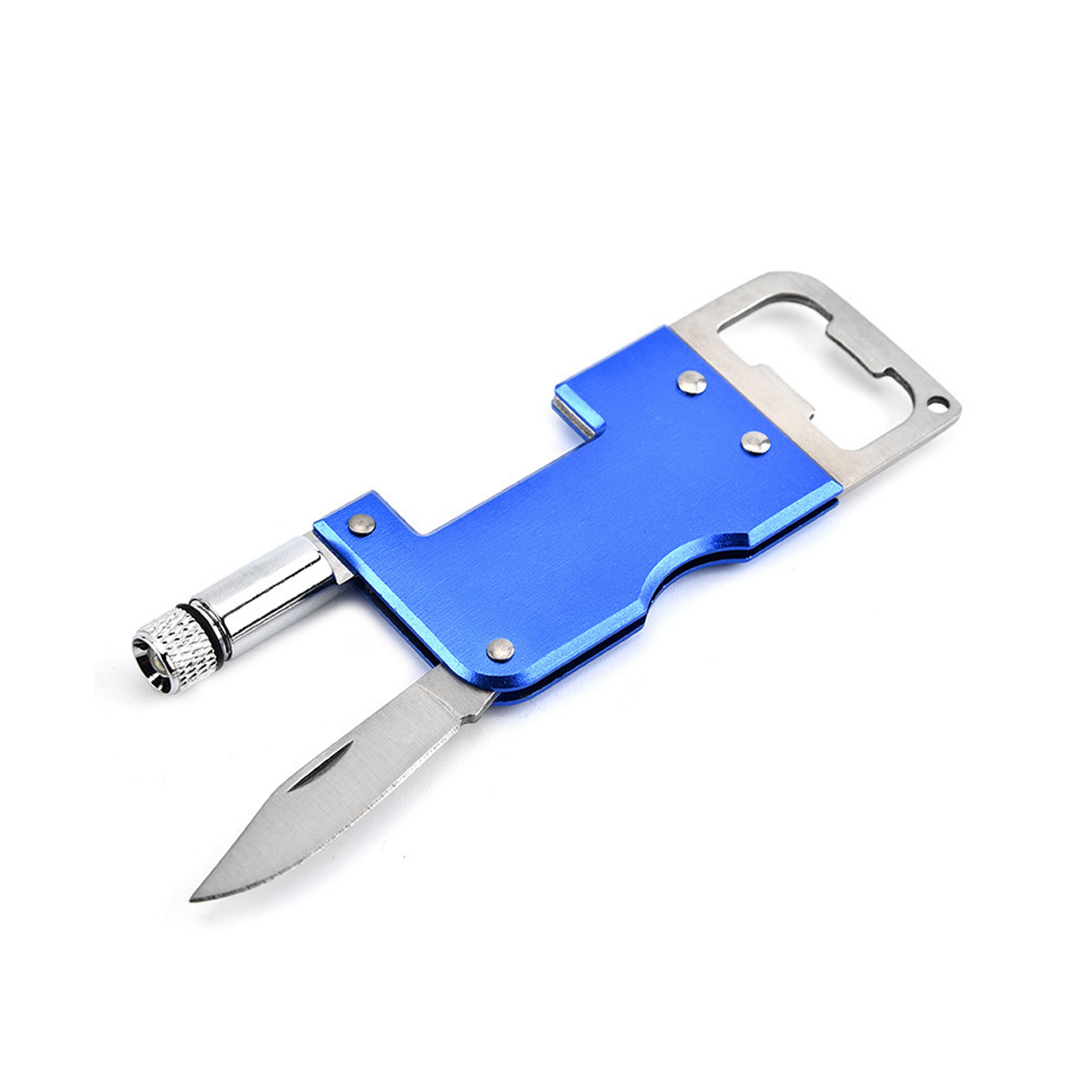 Multifunctional Metal LED Bottle Opener Key Chain 5