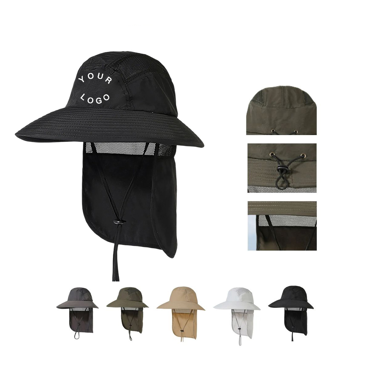 Water Repellent Bucket Hat for Outdoor Use 6