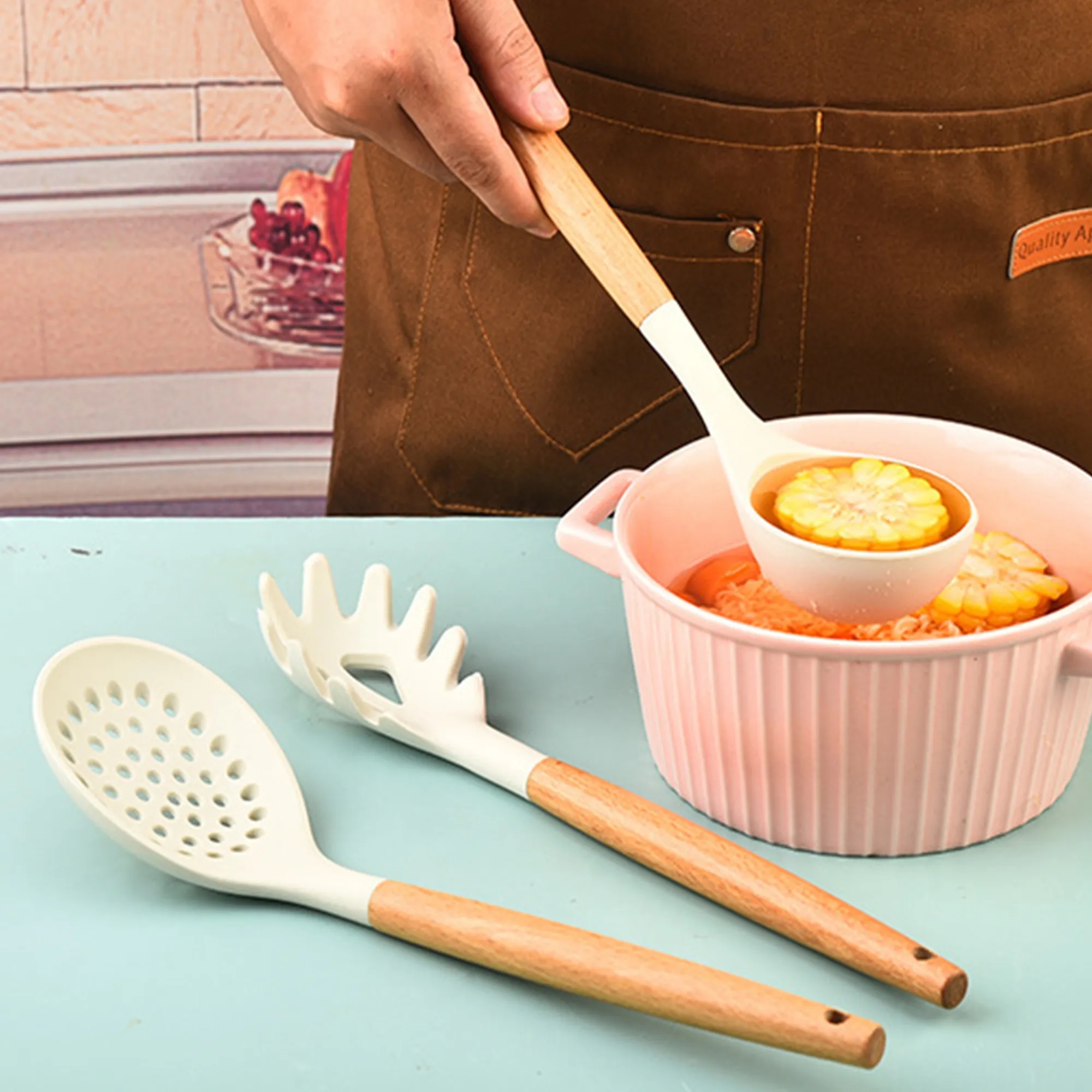 12-Piece Silicone Kitchen Utensil Set 8