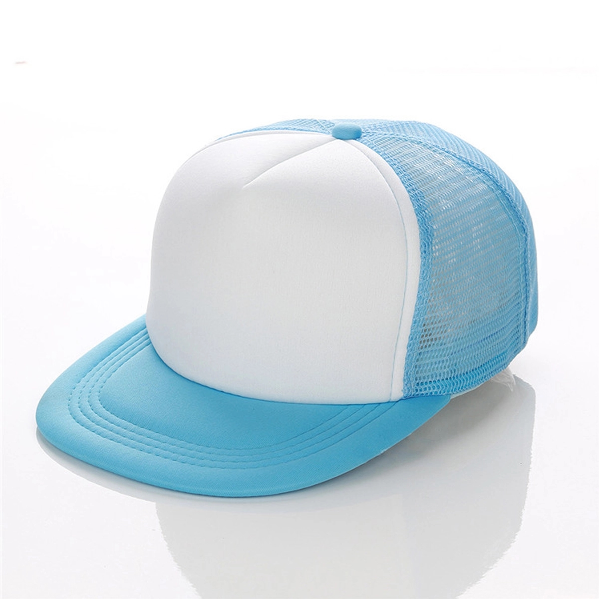 Flat Brim Trucker Hat 6