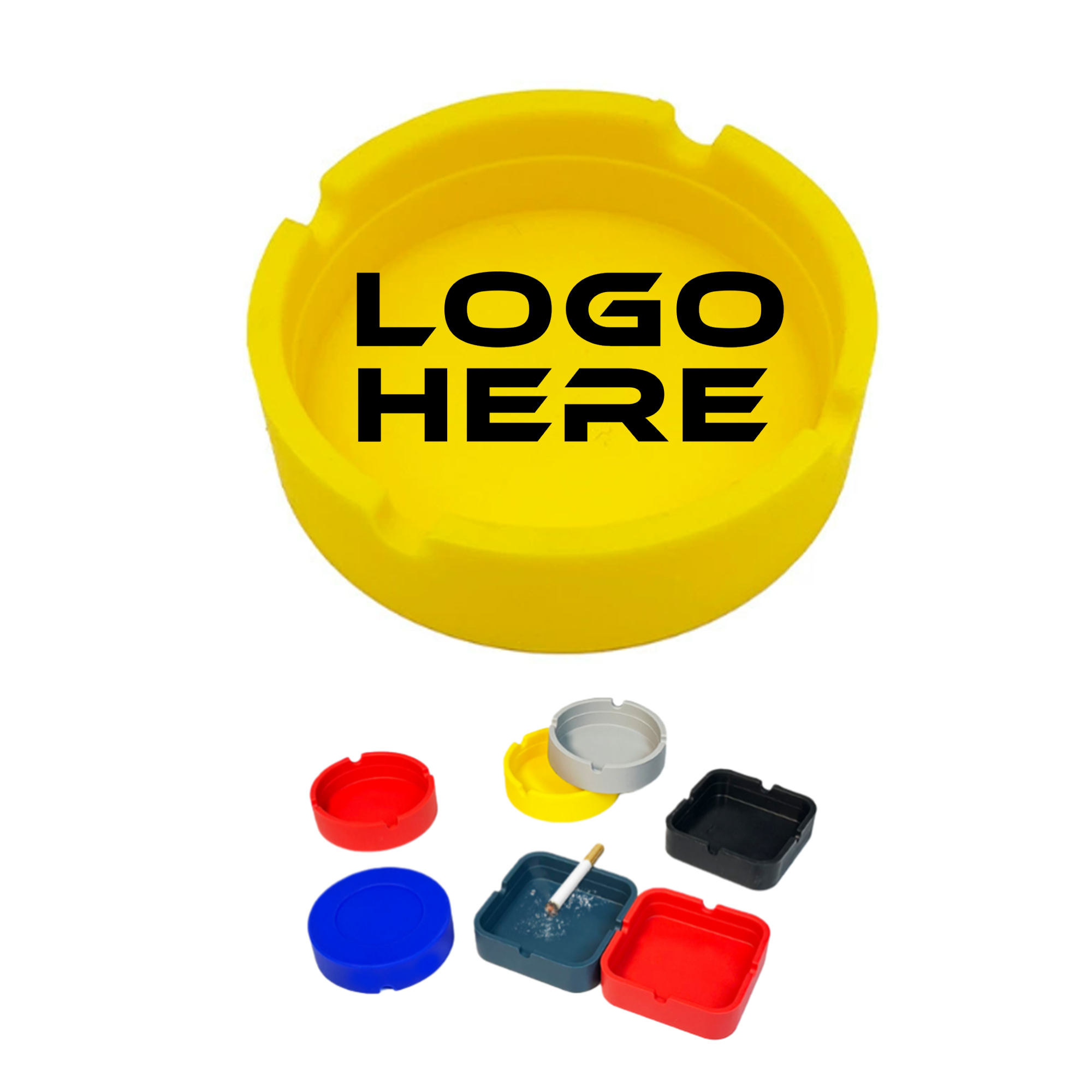 Soft Silicone Ashtray - Heat Resistant & Unbreakable 6