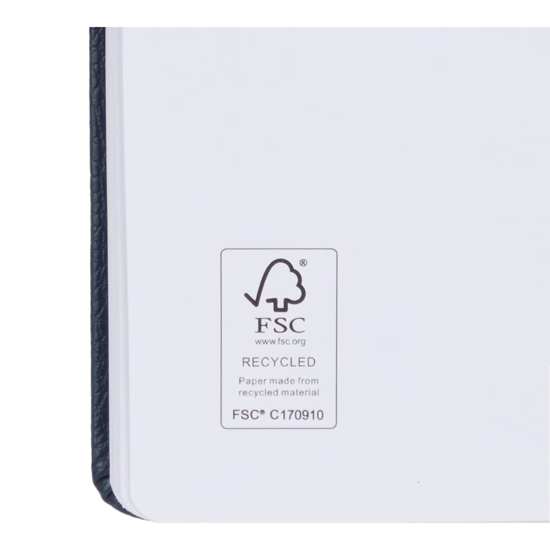 5” x 7” FSC® Recycled Pebble Hard Bound Journal 56