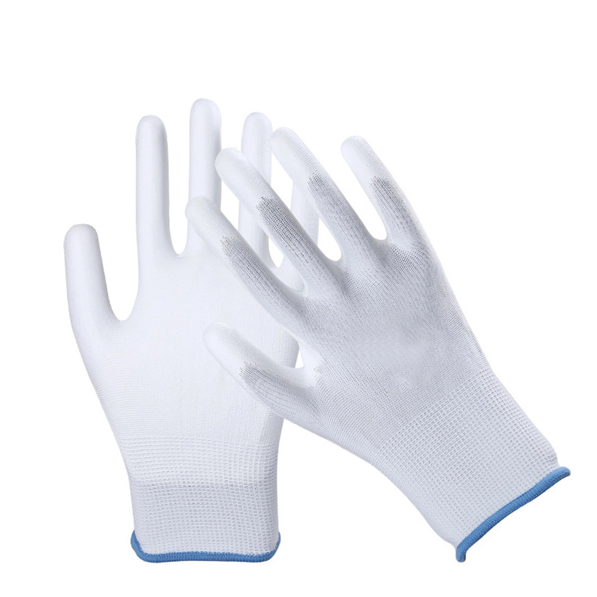 Carbon Fiber PU Coated Finger Anti-static Gloves 3