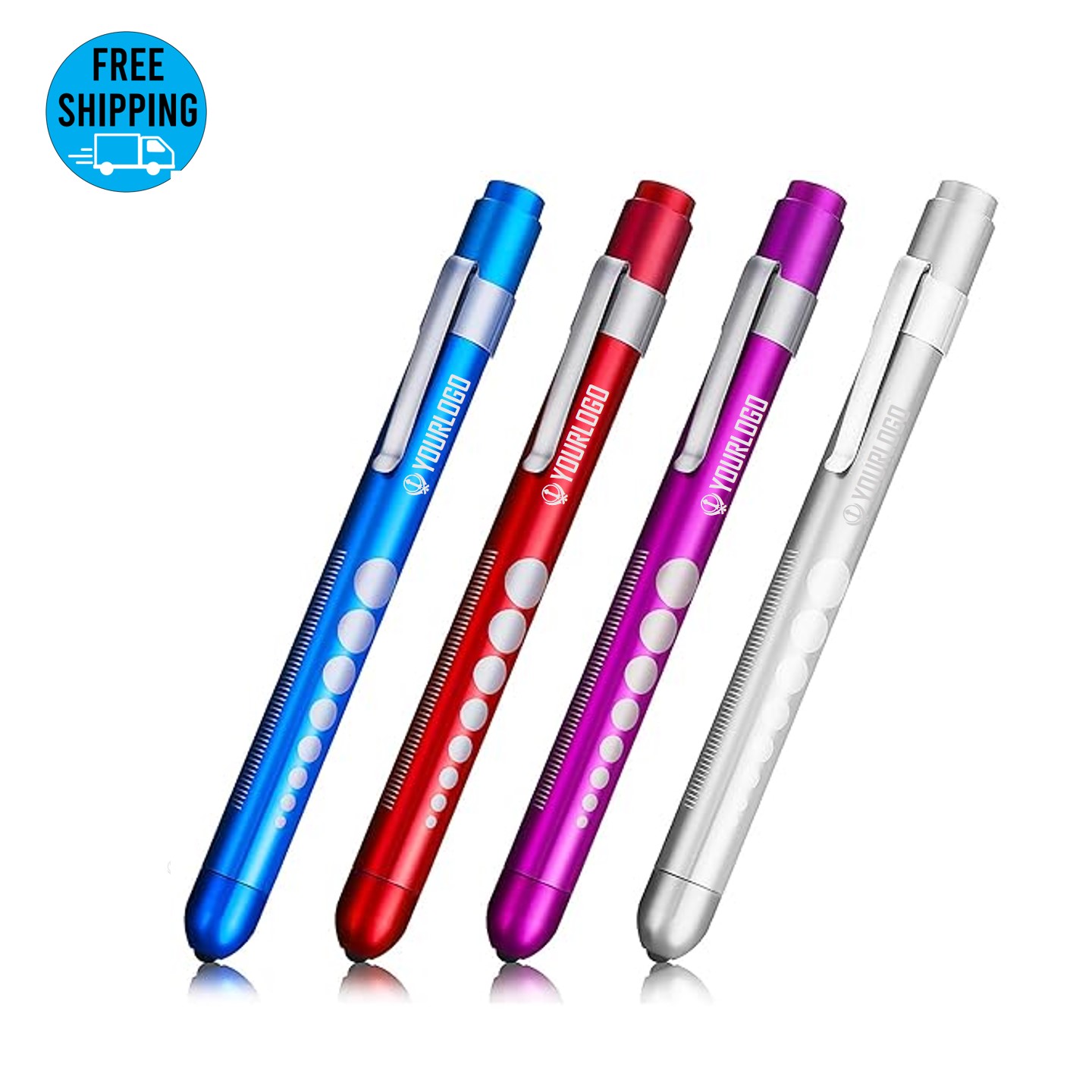 Aluminum Alloy Pen Flashlights with Pupil Meter and Ruler Board 3