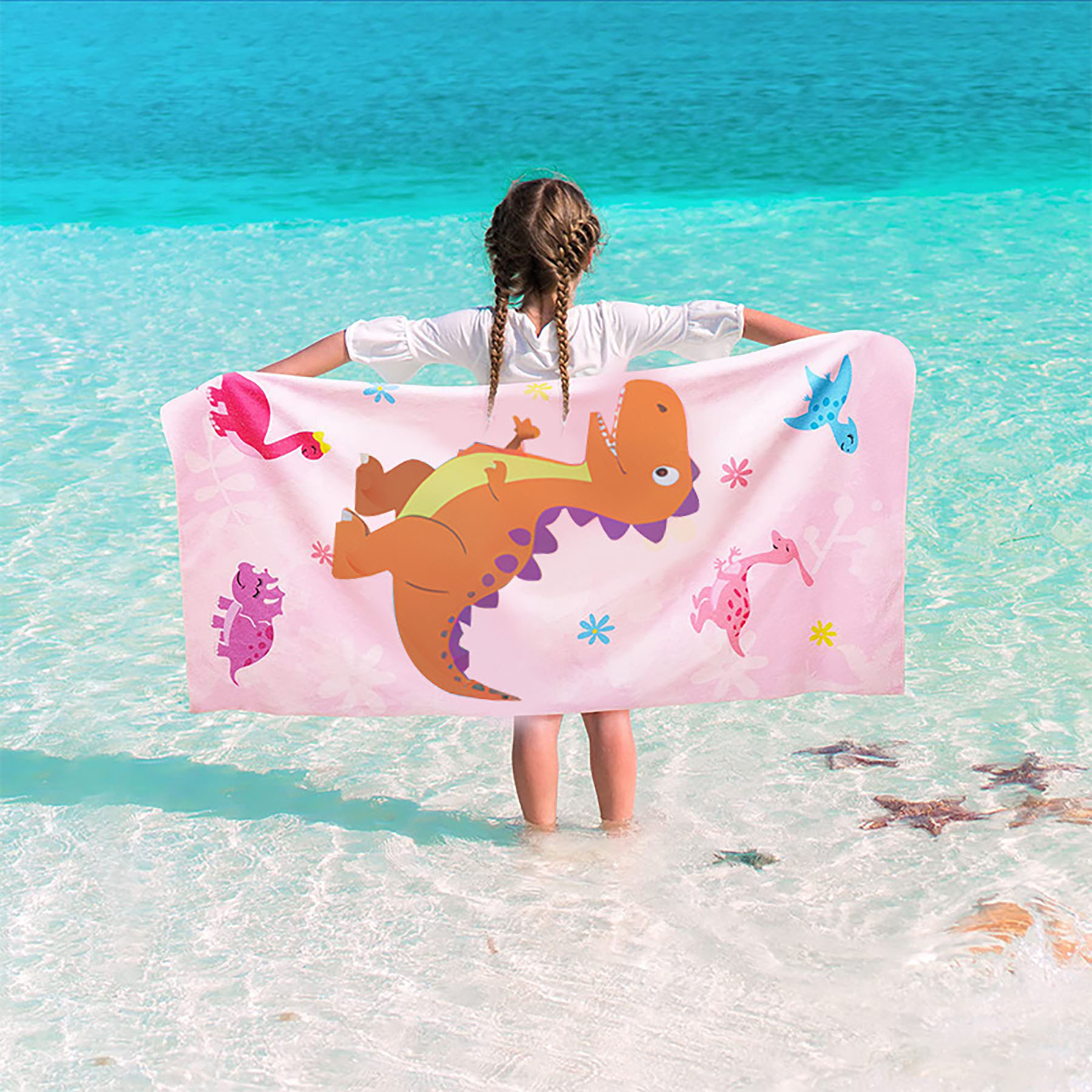 Full Color Microfiber Beach Towel 1