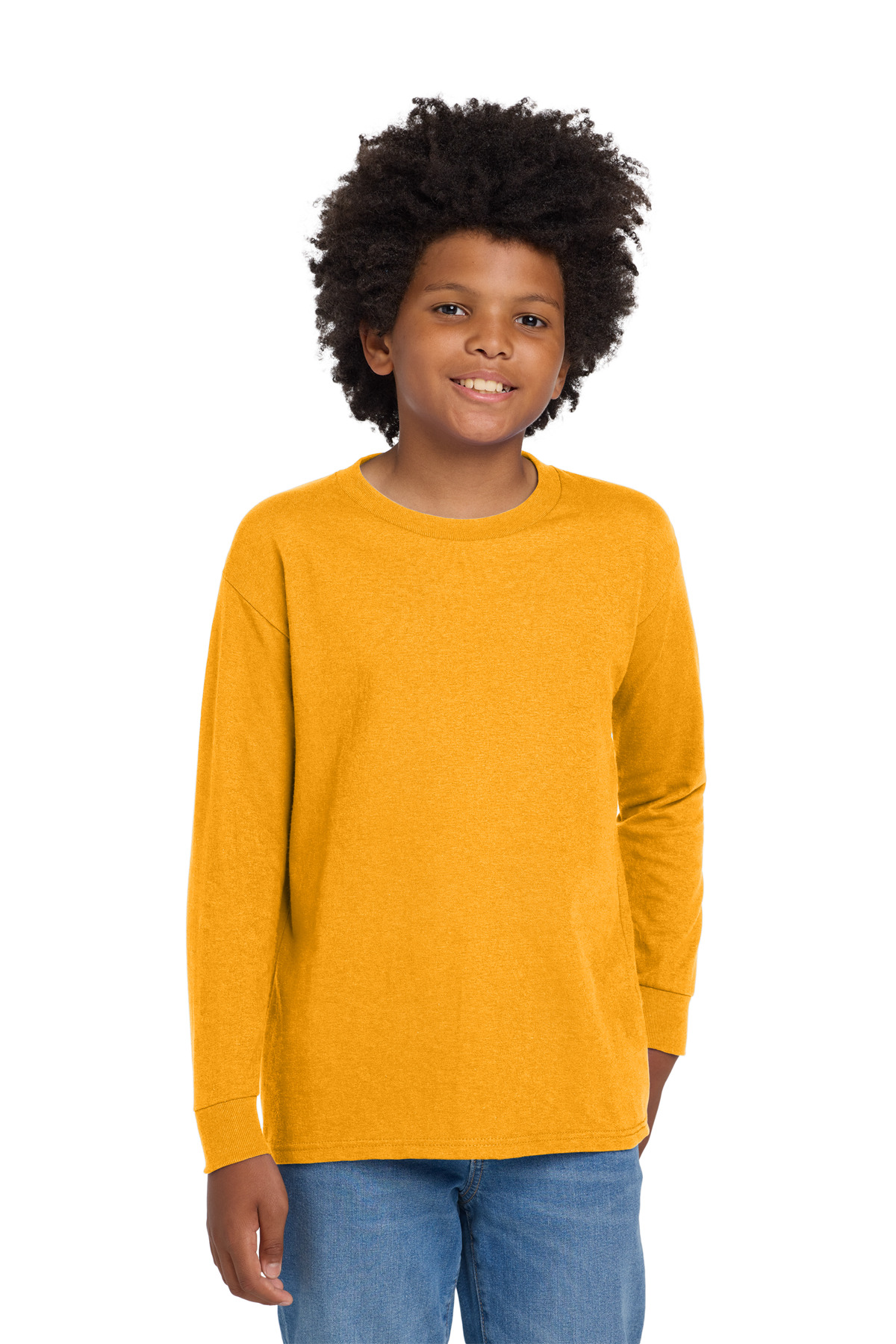 Gildan Youth Heavy Cotton 100% Cotton Long Sleeve T-Shirt. 5400B 20