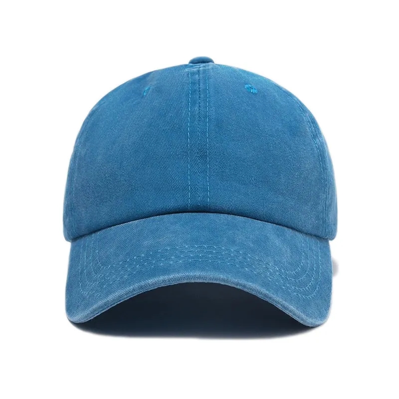 MOQ10 Vintage Cotton Washed Adjustable Baseball Caps 13