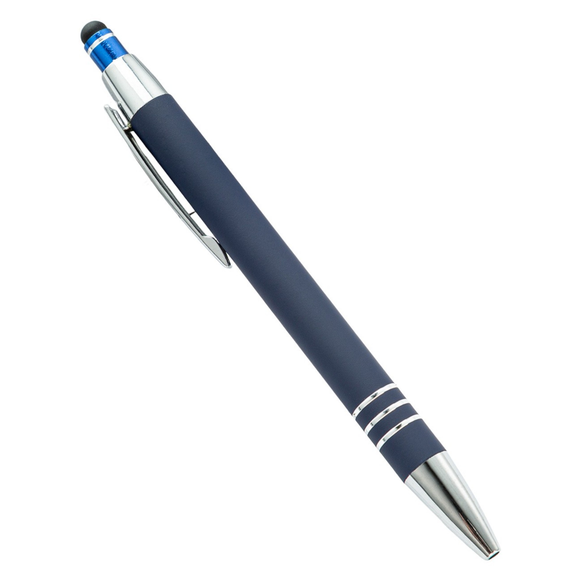 Metal Touch Screen Ballpoint Pen With Press Design 5.4" 6