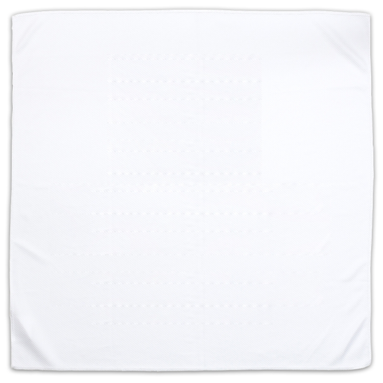 "THE COOLING BANDANA" Recylced RPET 155 GSM – 22" H x 22" W 27