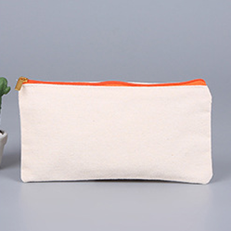 Canvas Zippered Pencil Case 6