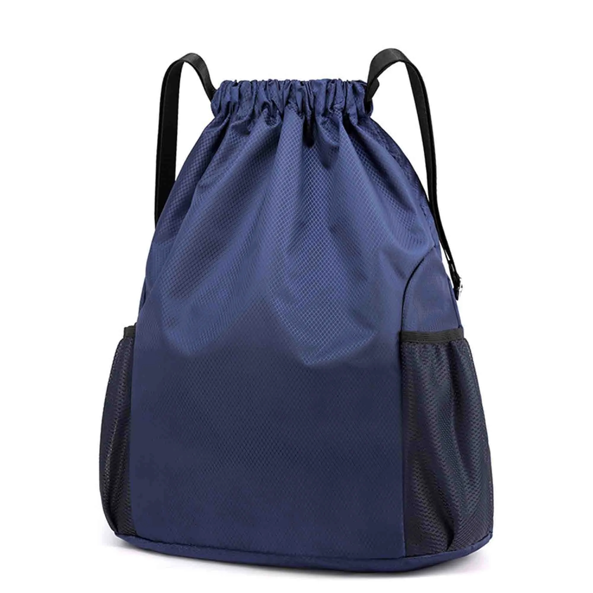 Waterproof Mesh Pocket Drawstring Backpack 6