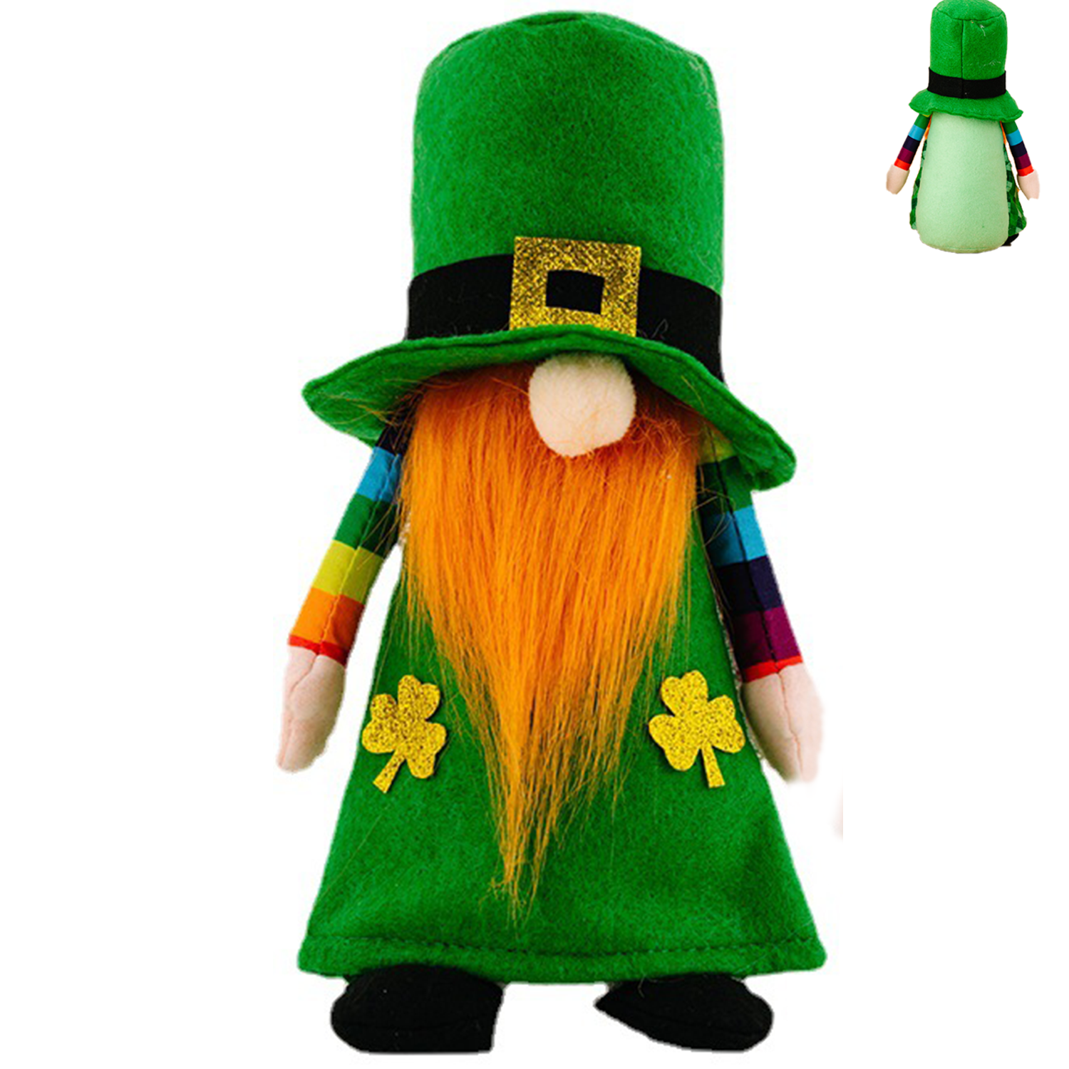 Faceless Green Gnome St Patricks Day Home Decor 5