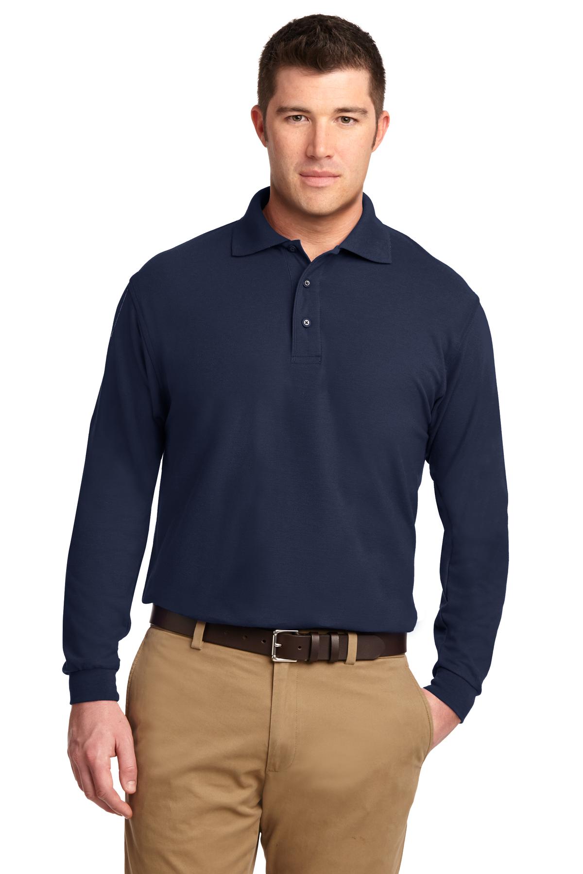 Port Authority Tall Silk Touch Long Sleeve Polo. TLK500LS 34