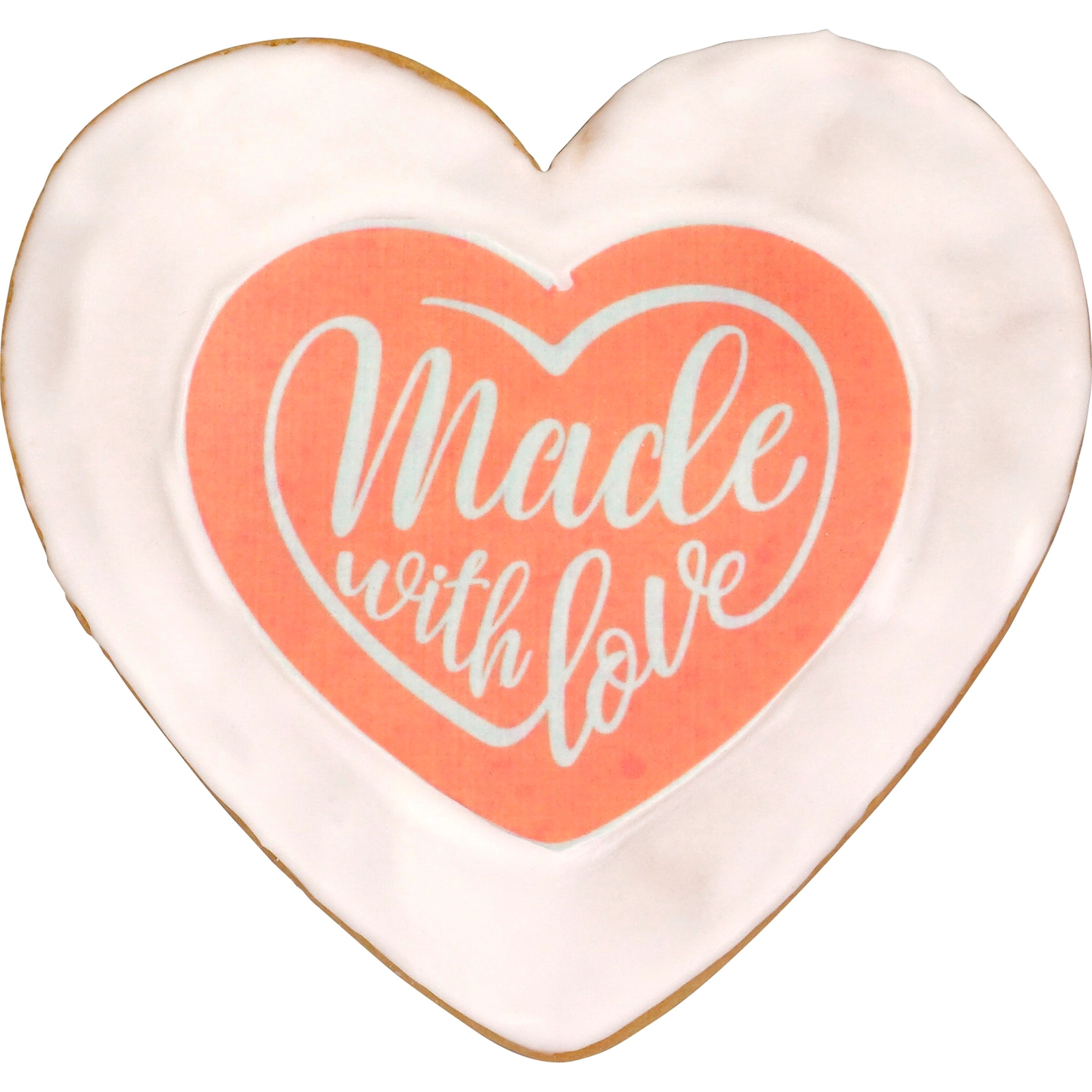 Full Color Heart Cookie 3