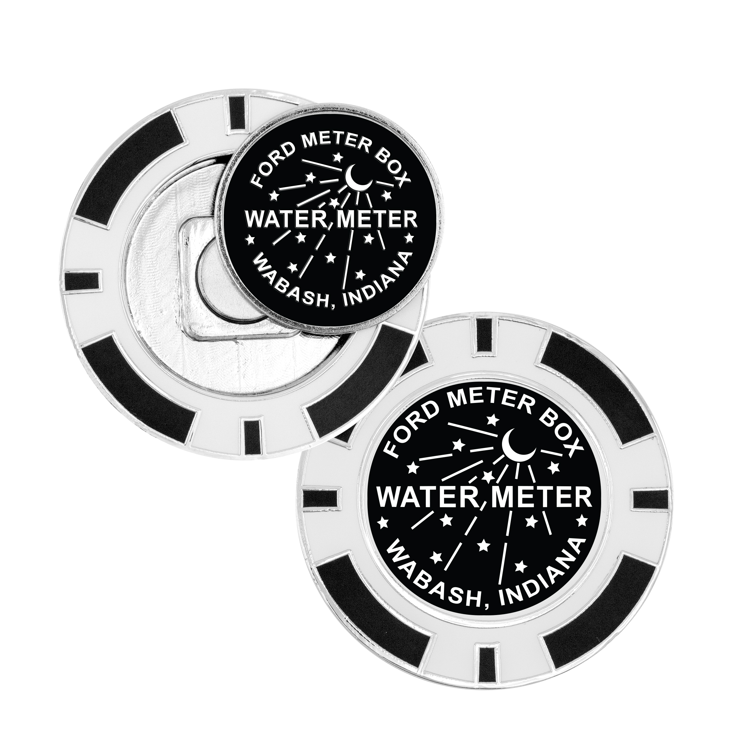 Golf Poker Chip Coin w/ Ball Marker 7