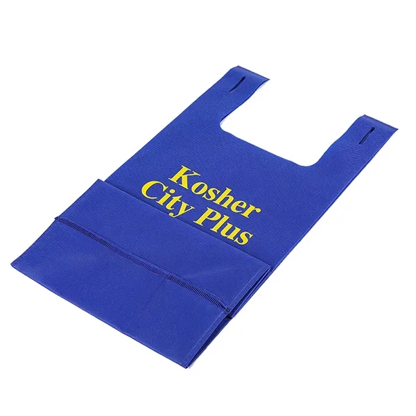 Reusable Heat Seal Non-woven T-Shirt Bags -12X22X7 2