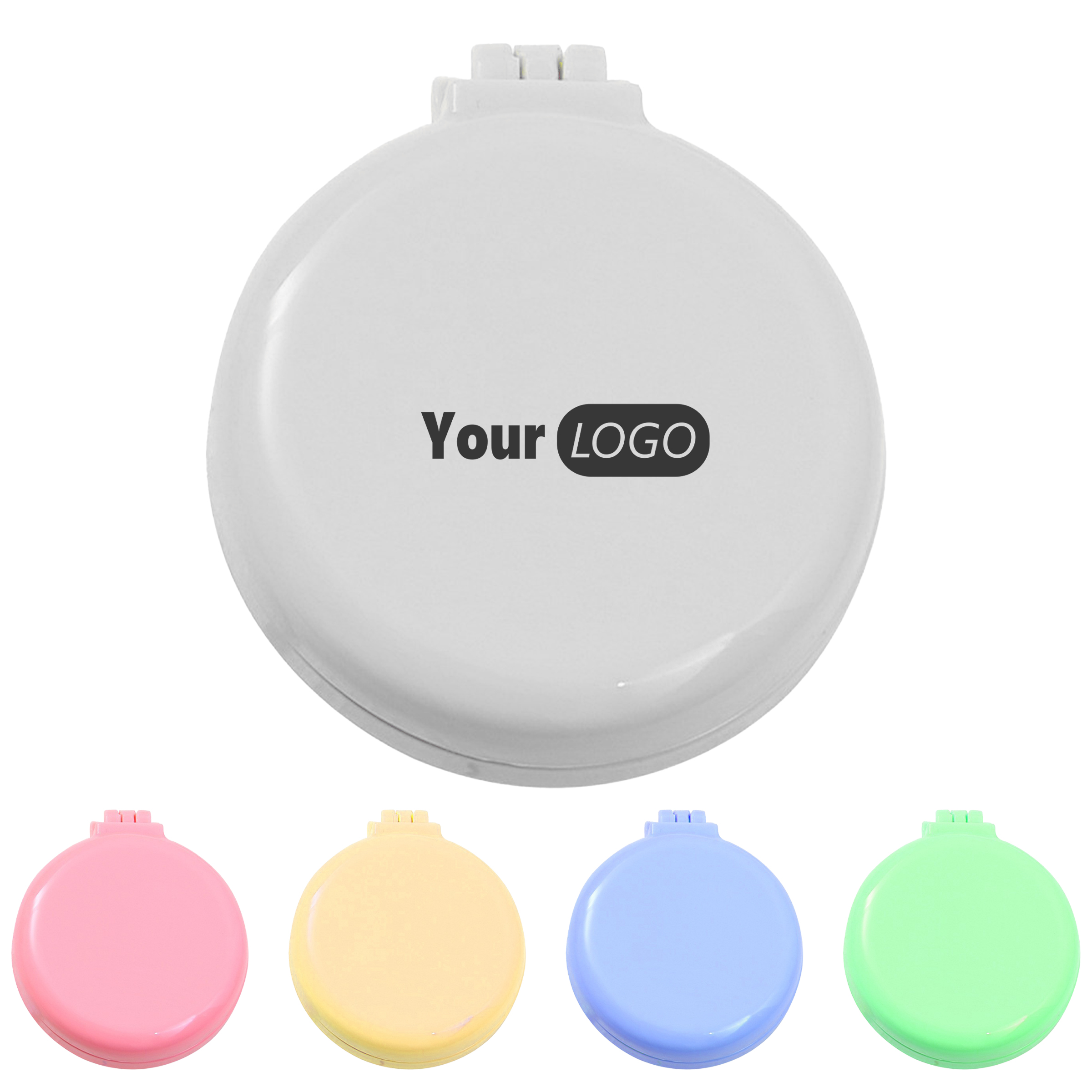 Plastic Compact And Stylish Air Cushion Comb With Mirror 1