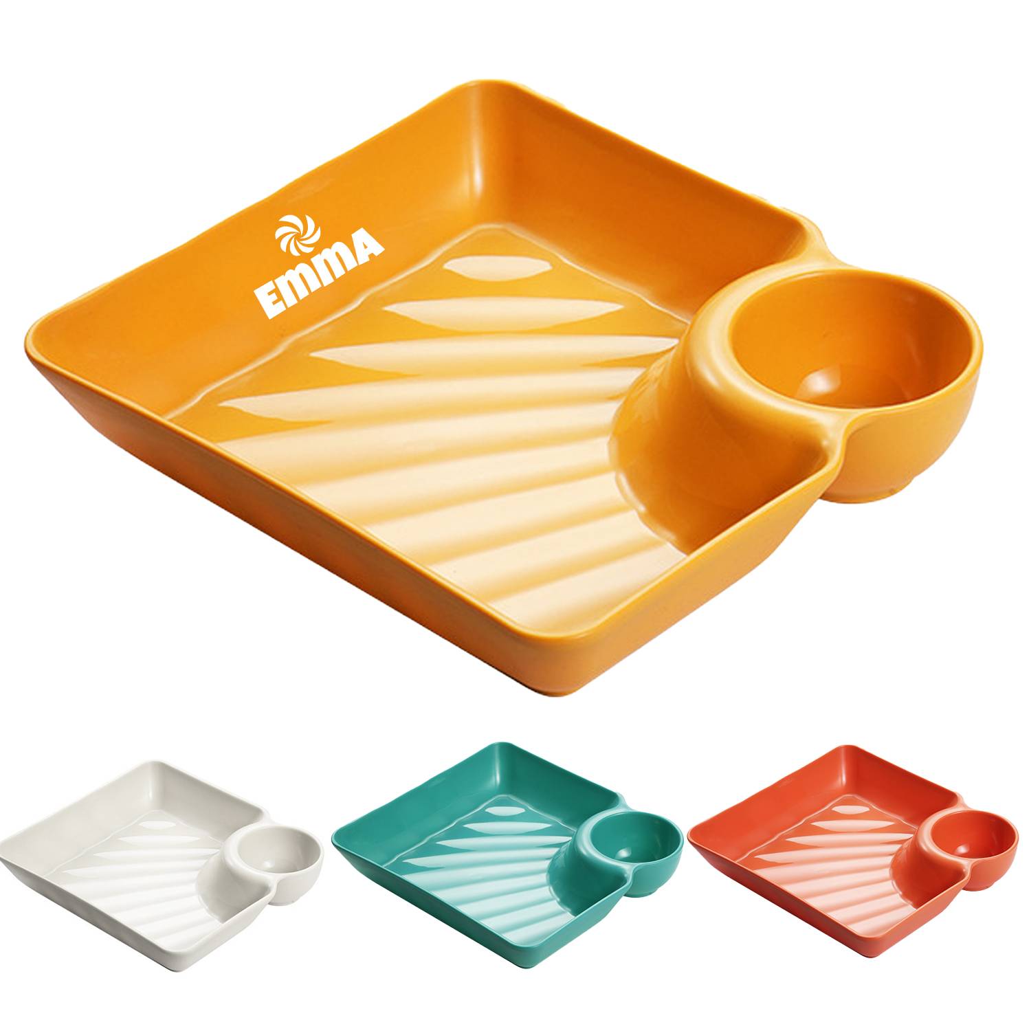 Chip Dip Serving Platter Tray 4