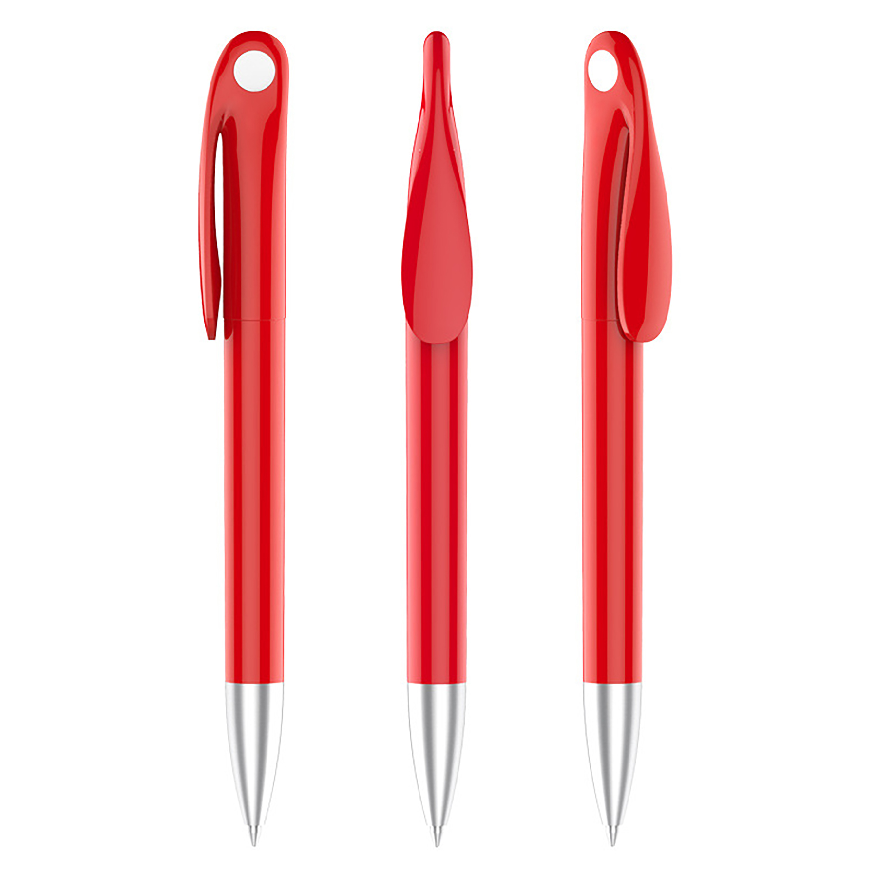 Retractable Ballpoint Pen Plastic Twist Pens 4