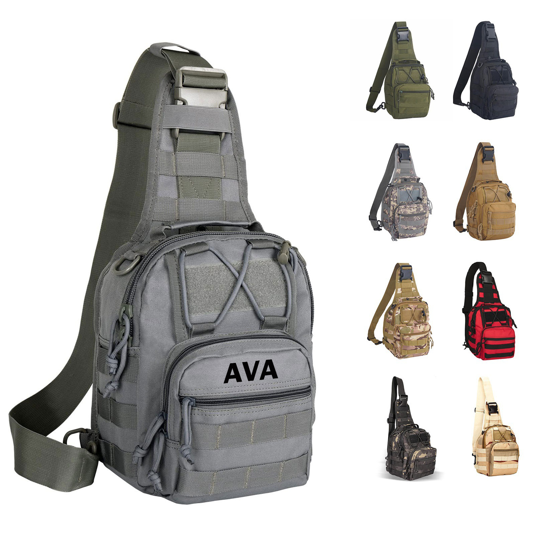 Oxford Cloth Tactical Shoulder Chest Bag 5