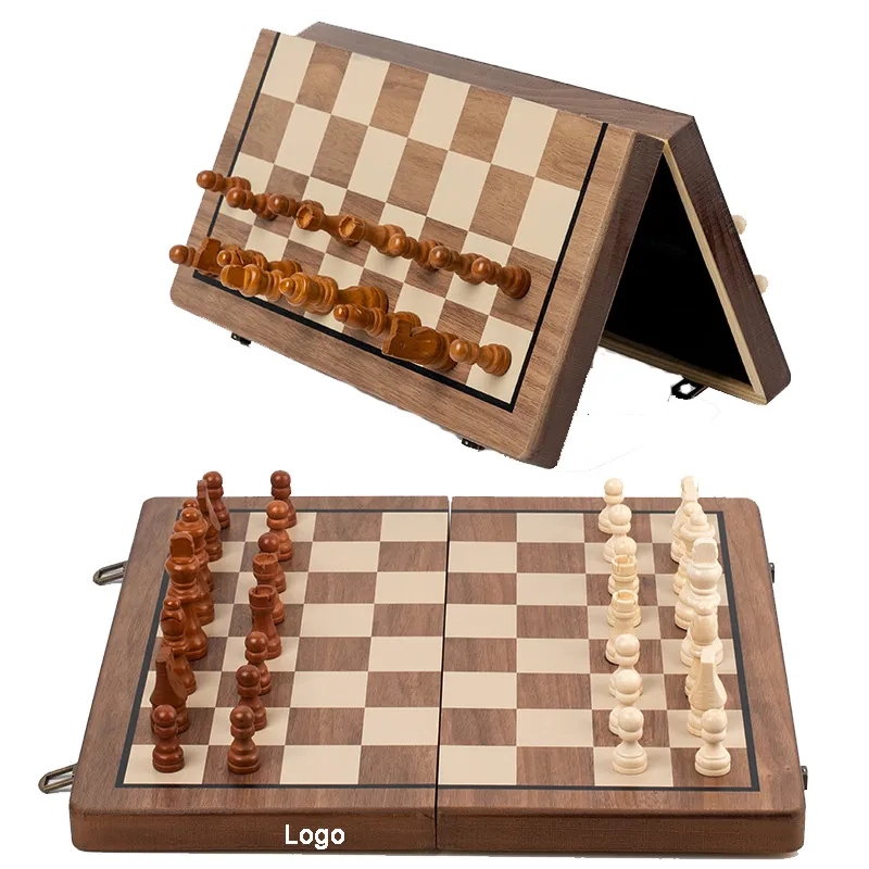 Magnetic Wooden Chess Set 5