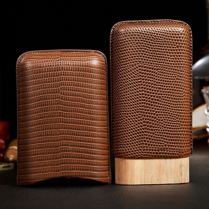 Custom Leatherette Cigar Case Gifts For Men 4