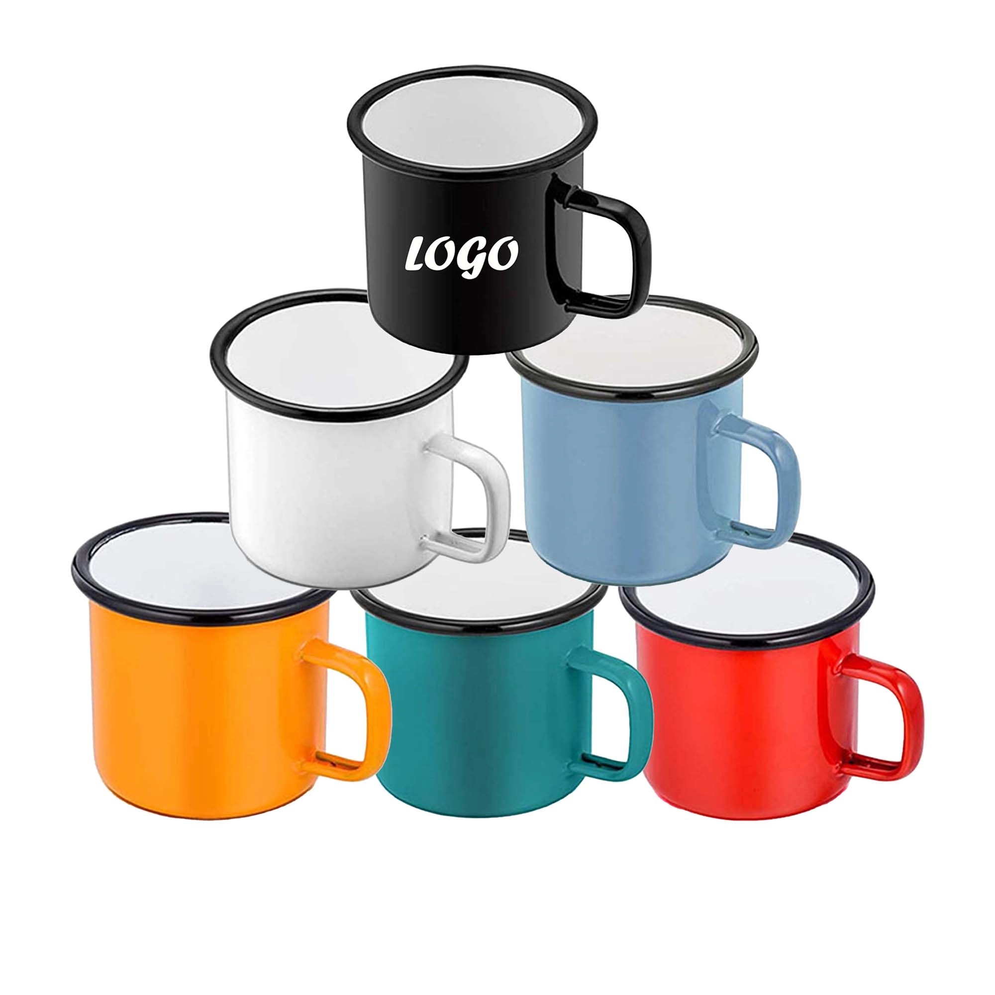 12 OZ Enamel Campfire Mugs 4