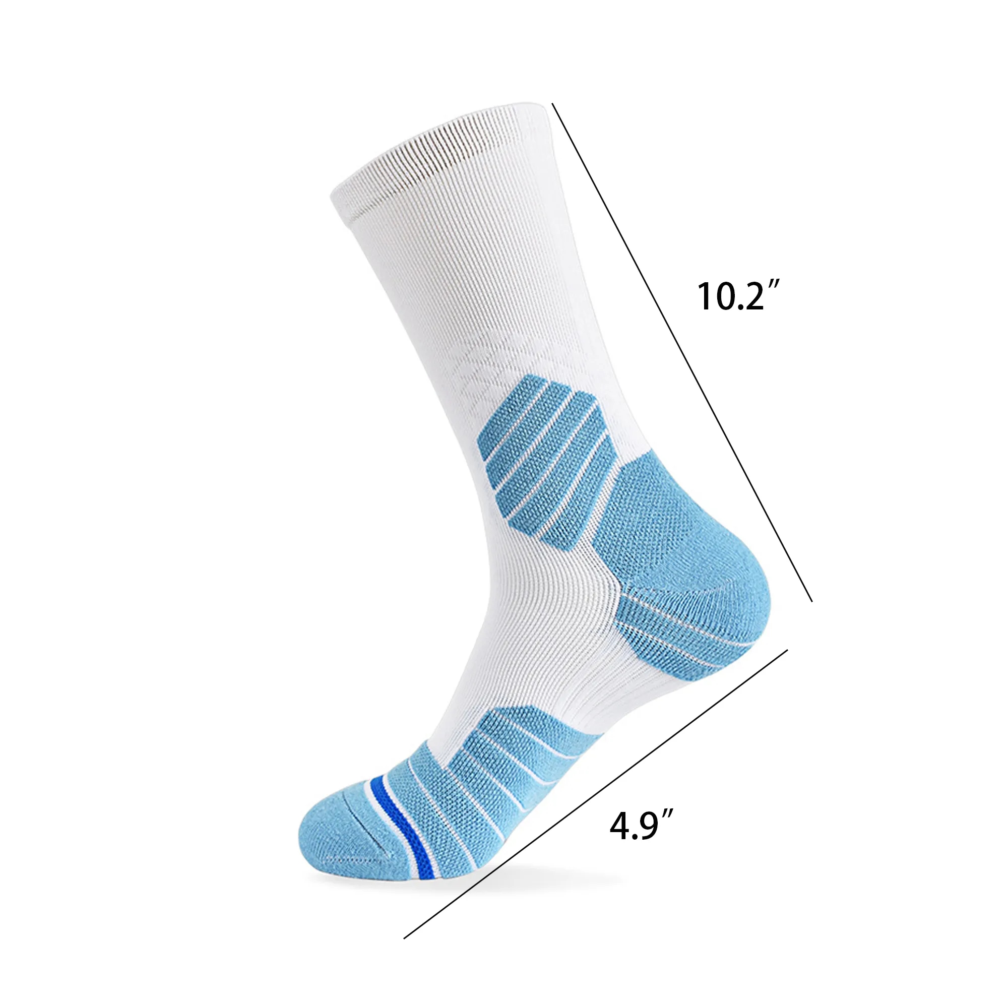 High Cut Thickened Basketball Sports Socks 6