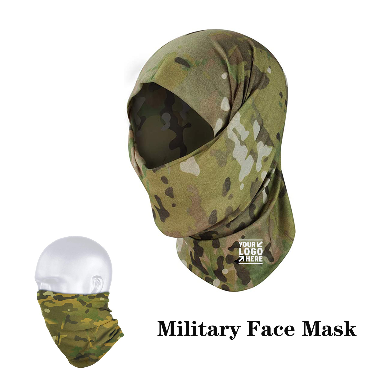 Military Camo Face Mask 2