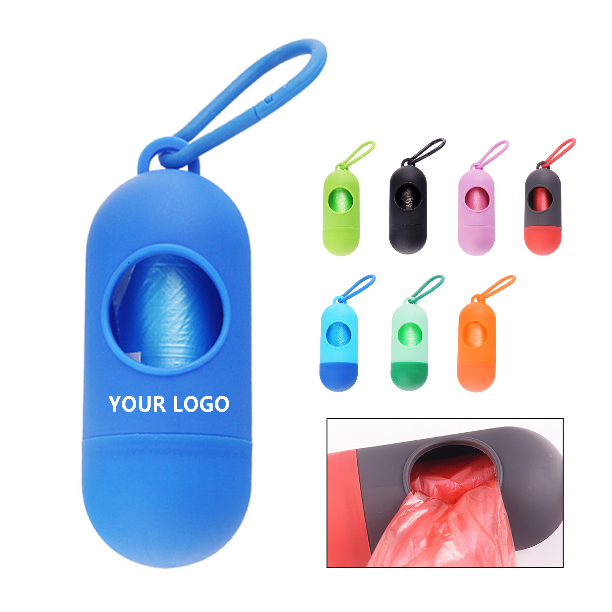 Oval Shaped Pet Bag Dispenser 2