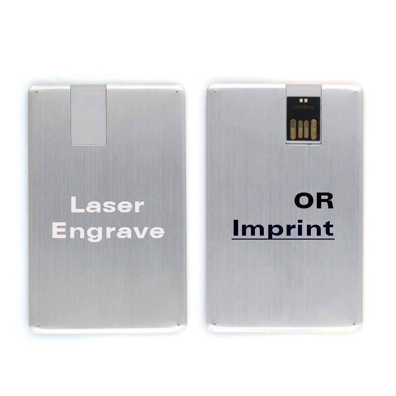 Aluminum Credit Card USB Flash Drive 2