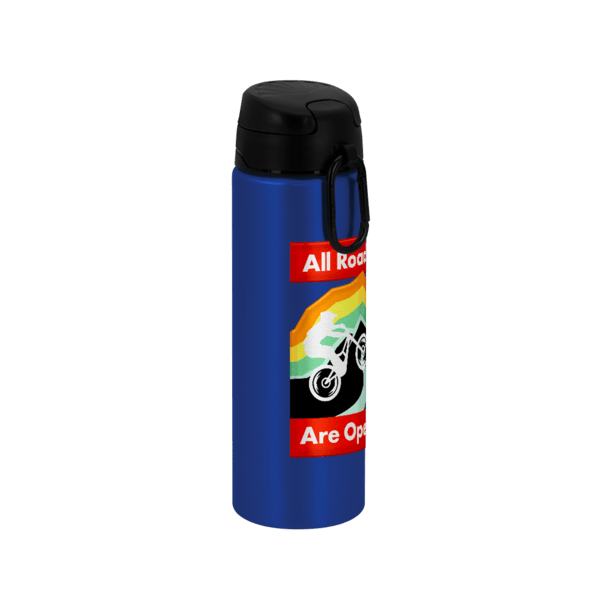 FastFlow Recycled Aluminum Bottle with Flip Lid, custom water bottle with logo imprint 89